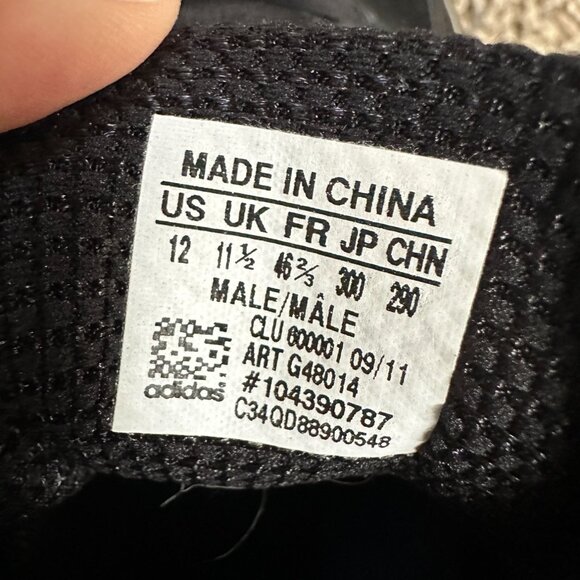 Adidas Falcon Low Vintage Trainers Mens Black White Shoes 12 G 48014 Adituff - Picture 5 of 8